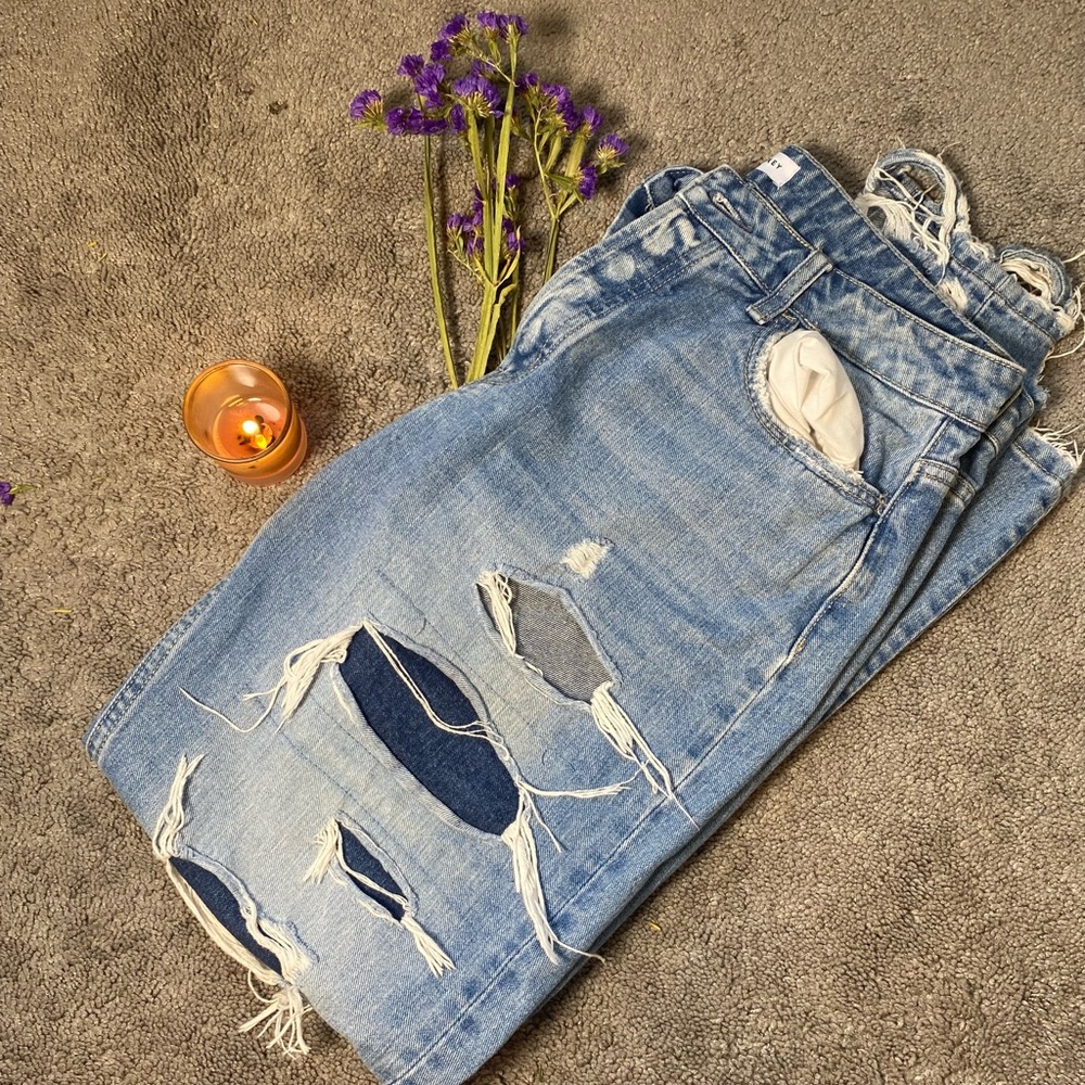 straight leg jeans